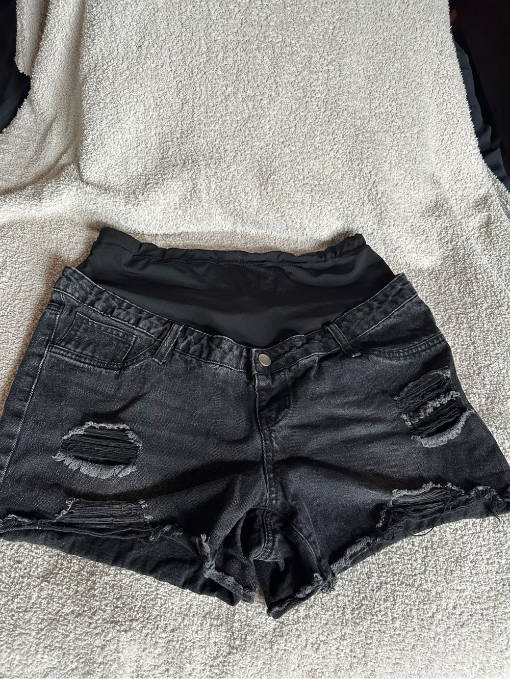 2 pair maternity shorts
